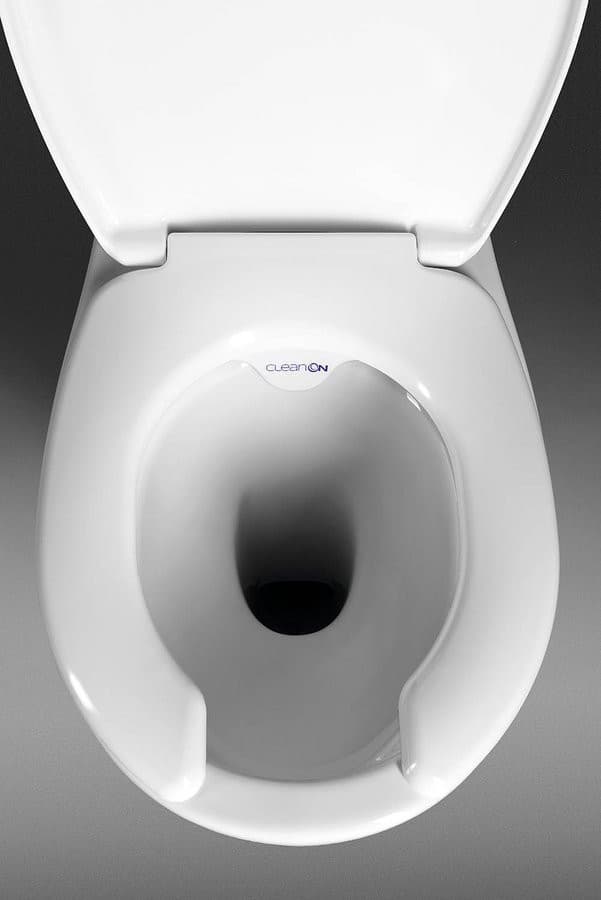 HANDICAP kompakt WC wysoki, Rimless, odpływ poziomy, biały (865 mm)