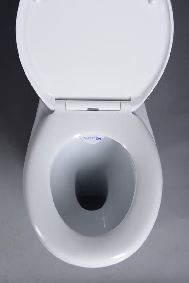 HANDICAP kompakt WC wysoki, Rimless, odpływ poziomy, biały (865 mm)