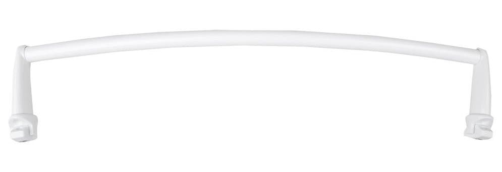Wieszak na ręczniki na grzejnik, obły, 43 cm, biały