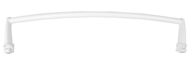 Wieszak na ręczniki na grzejnik, obły, 43 cm, biały