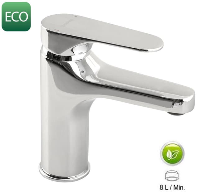 CORNELI ECO bateria umywalkowa bez odpływu, chrom