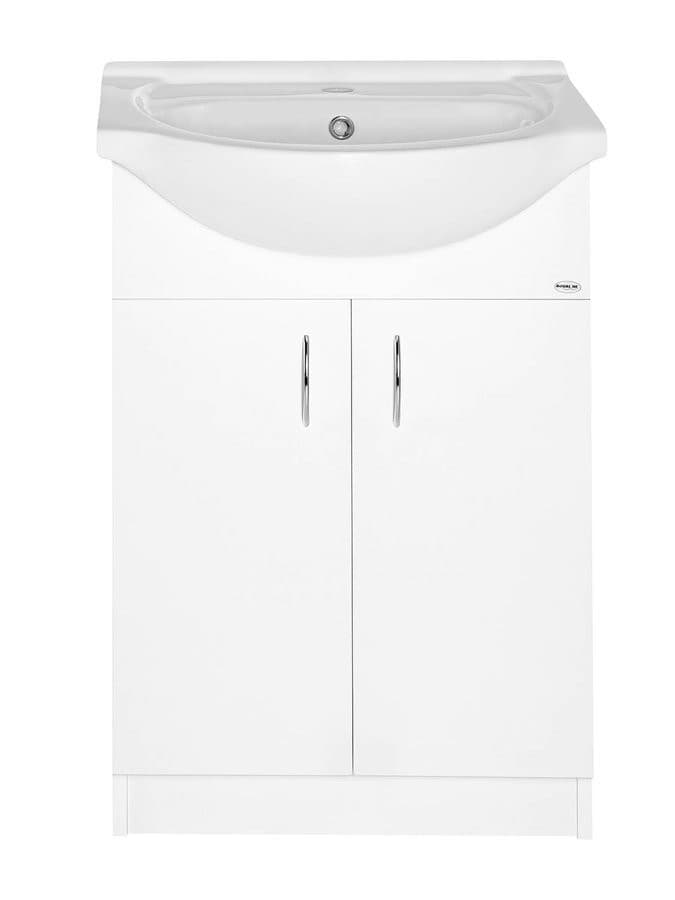 SIMPLEX ECO 55 szafka podumywalkowa z białą umywalką 53x83,5x30,7 cm