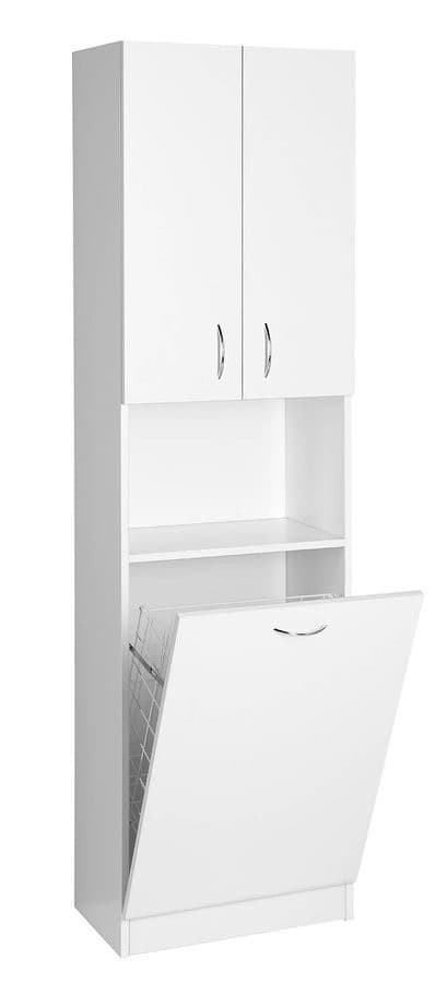 SIMPLEX ECO wysoka szafka z koszem na bieliznę 50x180x30cm