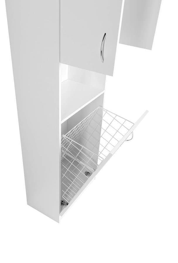 SIMPLEX ECO wysoka szafka z koszem na bieliznę 50x180x30cm