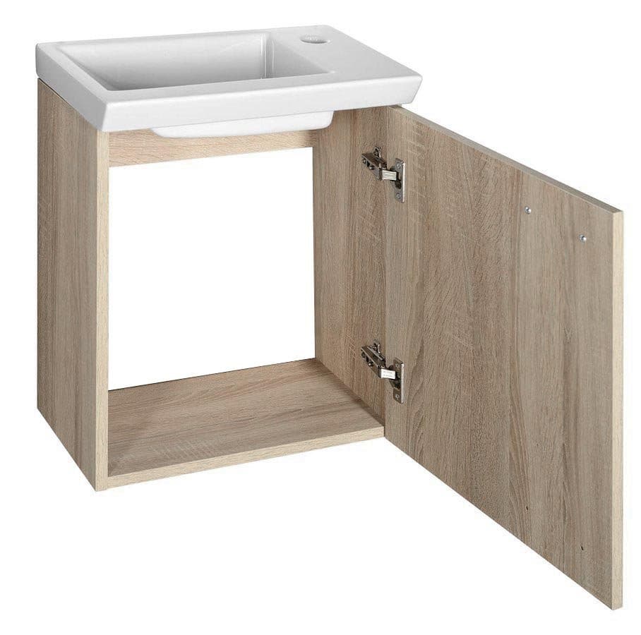 ZOJA/KERAMIA FRESH szafka umywalkowa 44x50x25,3 cm, dąb platin