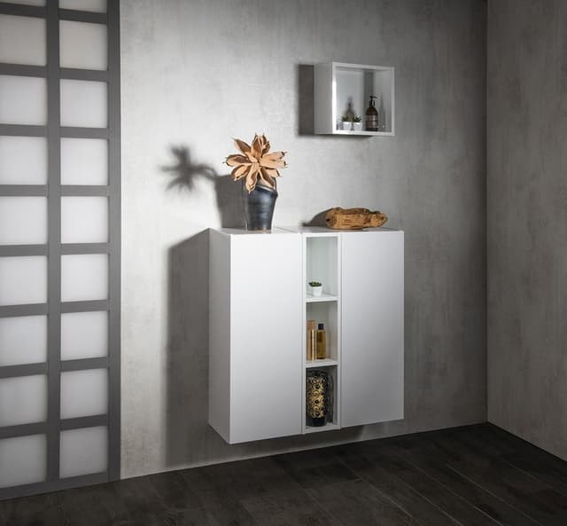 ESPACE regał otwarty z półkami 20x94x22cm, biały