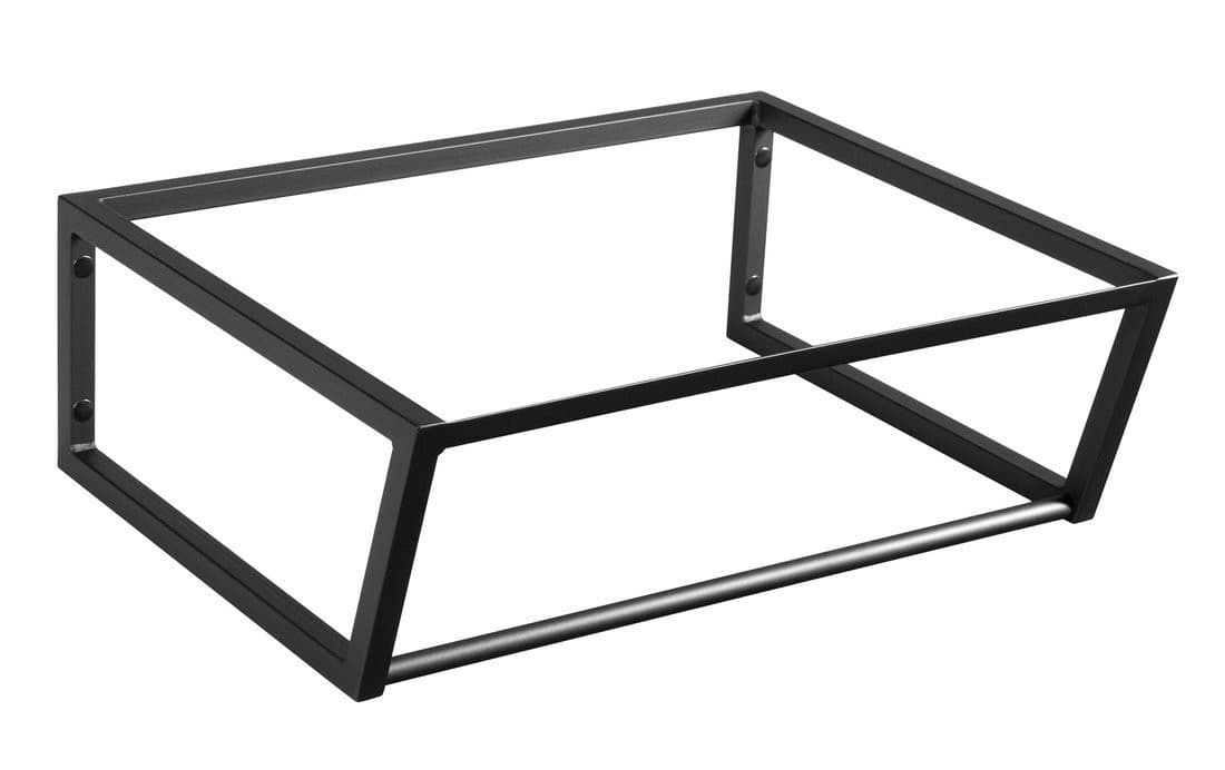 Konsola pod umywalkę SKA Industrial, czarny mat, 600x200x460mm
