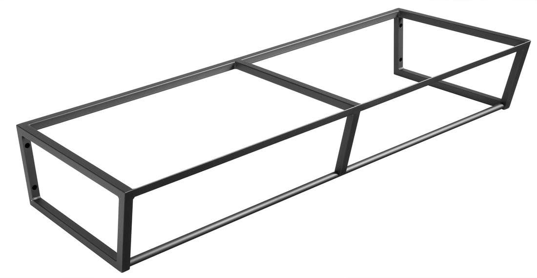 SKA konsola pod umywalkę, 1200x200x460 mm, czarna matowa