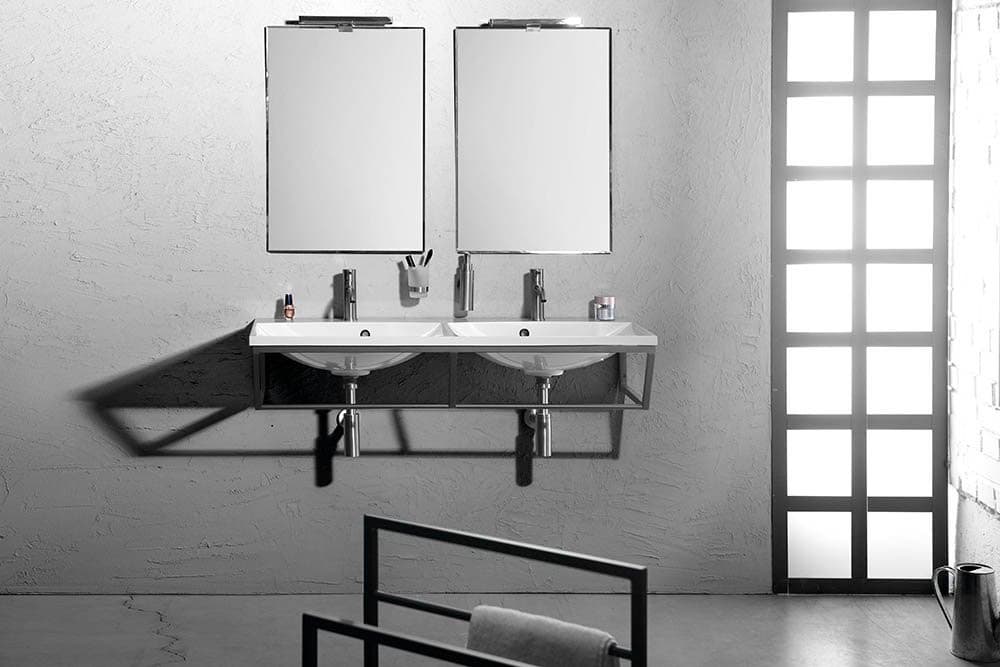 SKA konsola pod umywalkę 1200x460mm biały mat Industrial
