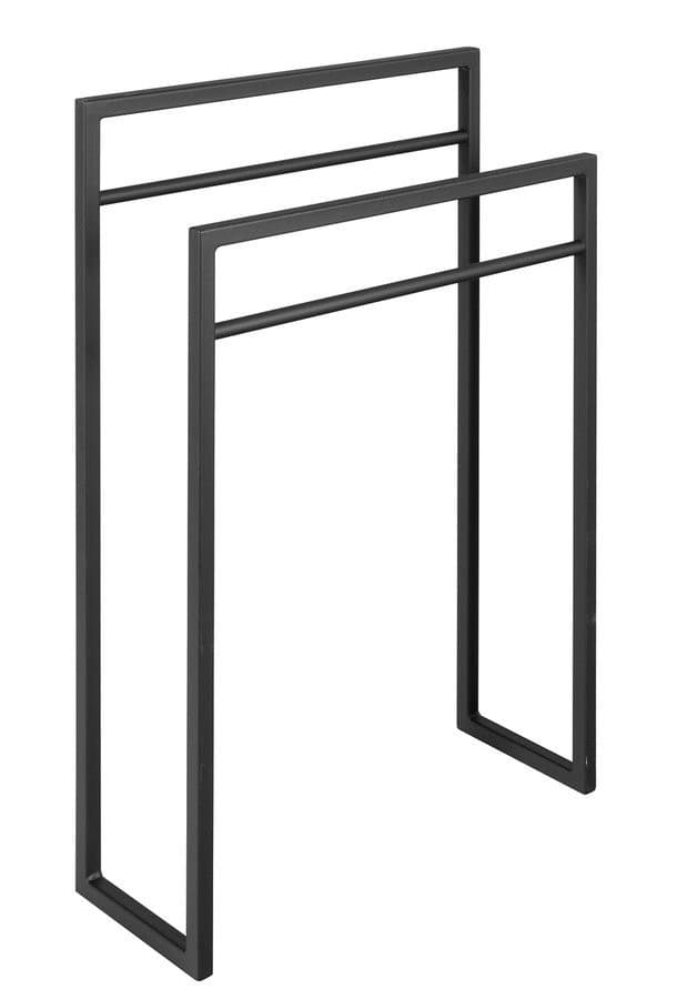 SKA wieszak na ręczniki, kanciaste, 550x792x200 mm, czarny mat
