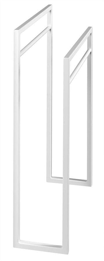 SKA Kanciaste wieszak na ręczniki, 550x792x200 mm, biały mat