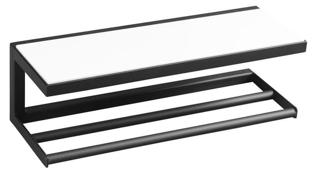 SKA półka ścienna czarny mat 450x140x160 mm