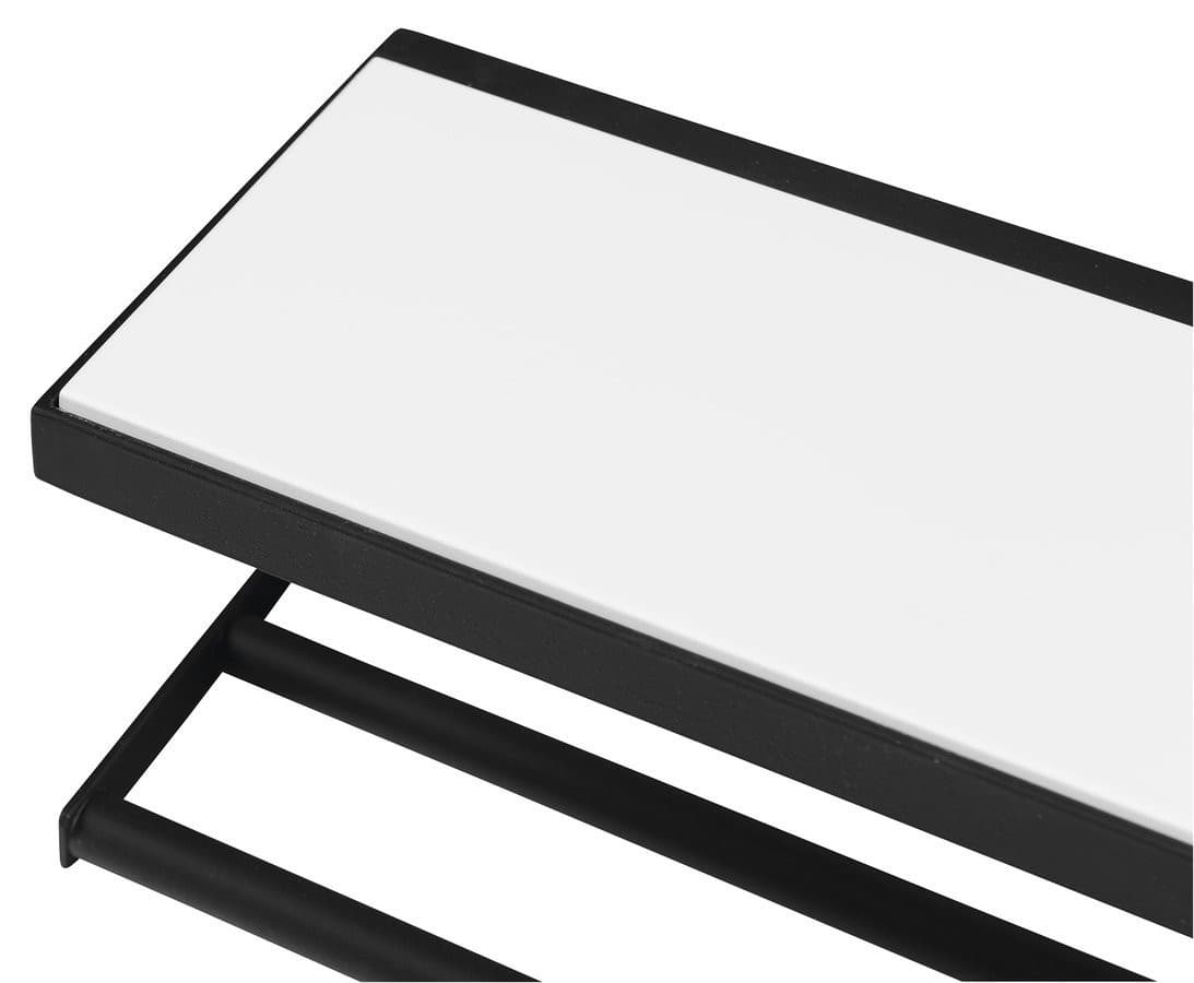 SKA półka ścienna czarny mat 450x140x160 mm