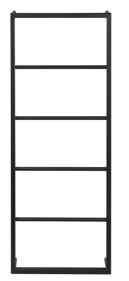 SKA wieszak ścienny na ręczniki, czarny mat, wymiary 450x1154x100 mm