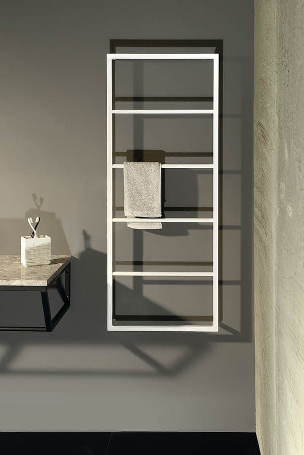SKA ścienny wieszak na ręczniki, biały mat 450x1150 mm
