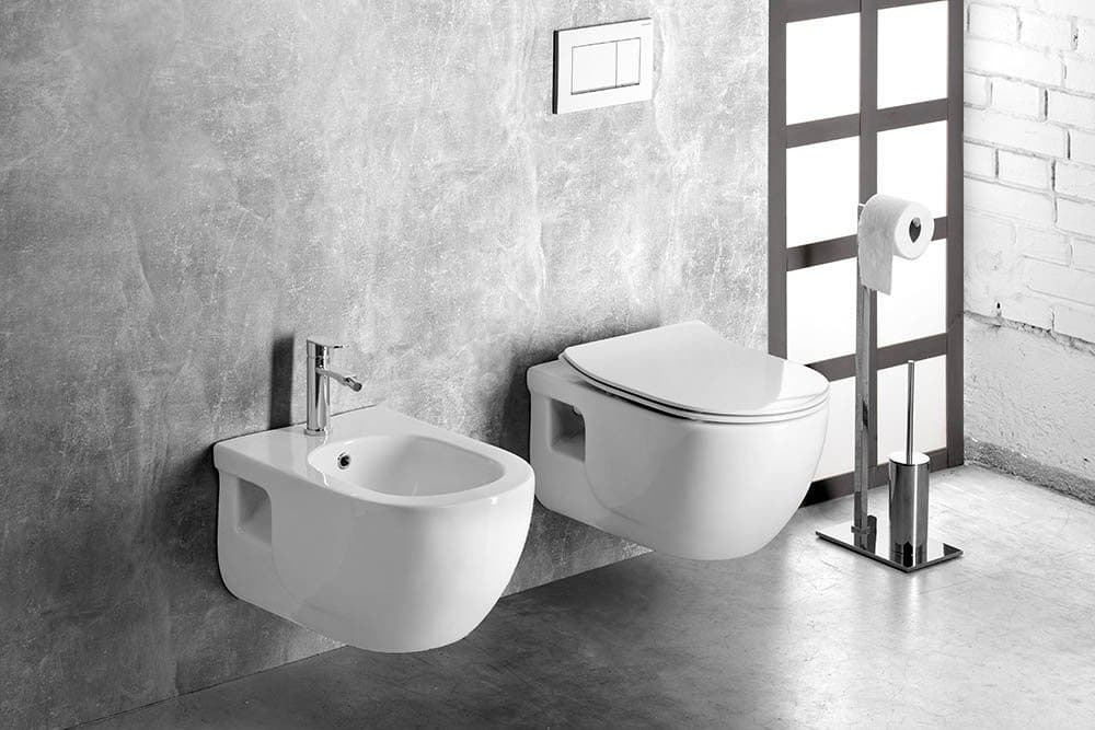BRILLA bidet wiszący, 35,5x53 cm, biały