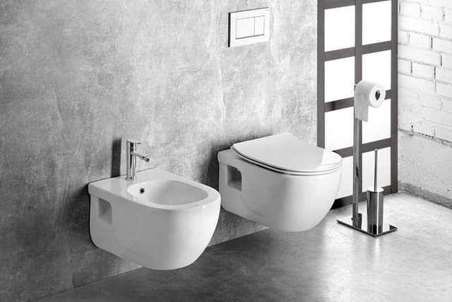 BRILLA bidet wiszący, 35,5x53 cm, biały