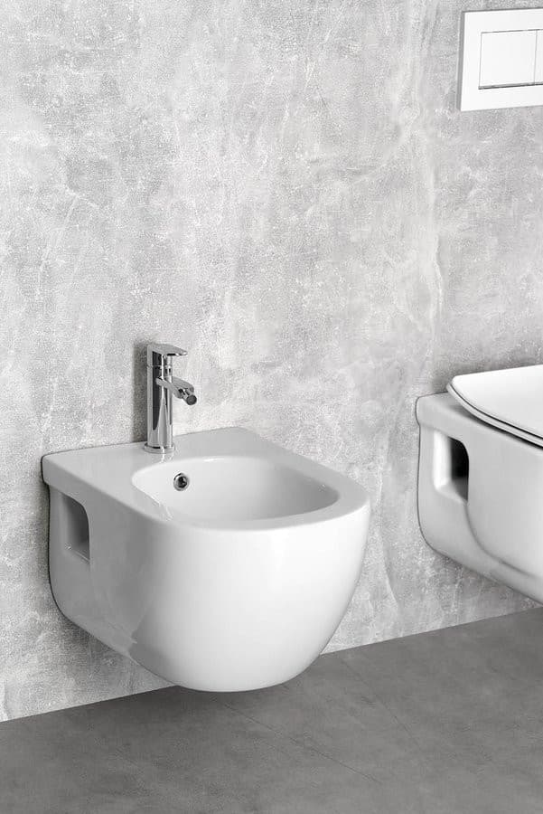 BRILLA bidet wiszący, 35,5x53 cm, biały
