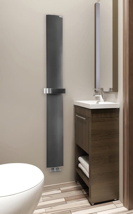 OTHELLO MONO SLIM grzejnik aluminiowy 300x1890mm, czarny mat