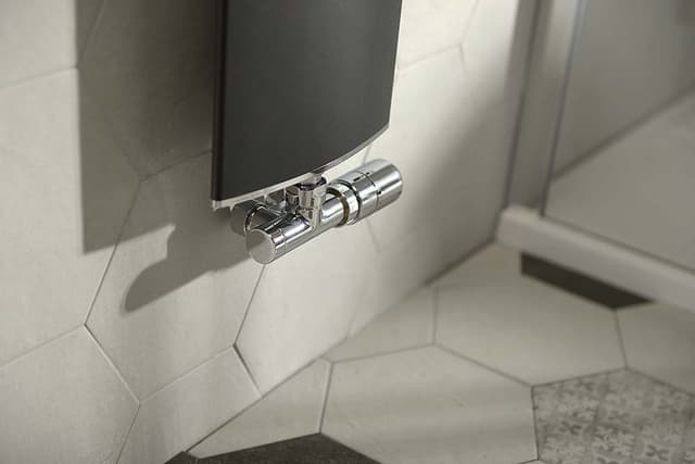 OTHELLO MONO SLIM grzejnik aluminiowy 300x1890mm, czarny mat