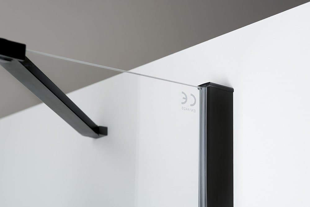 ZOOM BLACK kabina prysznicowa narożna 900x900mm, szkło przezroczyste