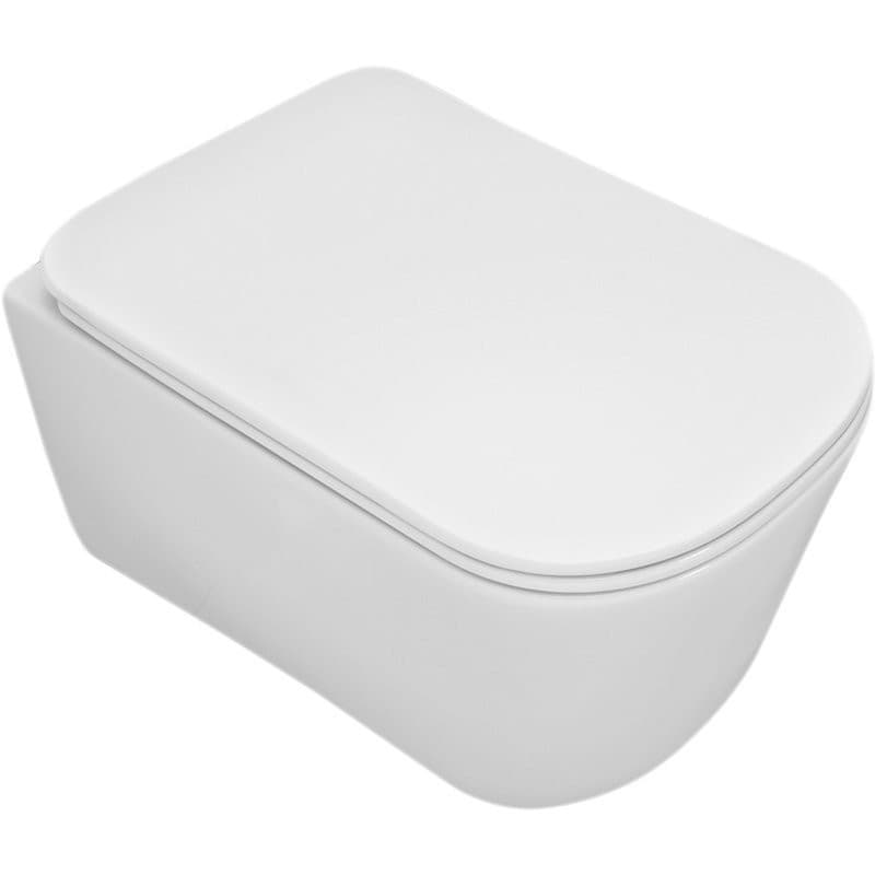 TRIBECA wisząca toaleta Rimless, 35x54cm, biały