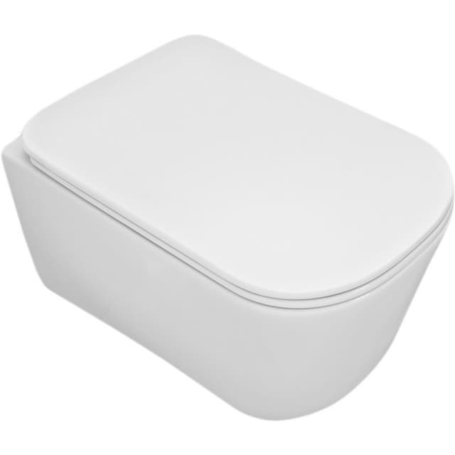 TRIBECA wisząca toaleta Rimless, 35x54cm, biały