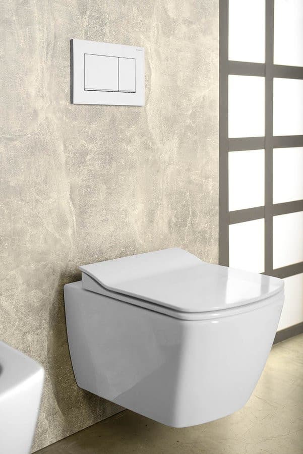 GLANC deska WC SLIM Soft Close, biała