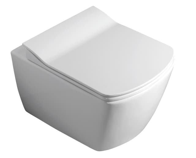 GLANC wisząca toaleta Rimless 37x51,5 cm, biała