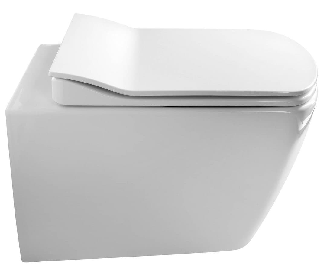 GLANC wisząca toaleta Rimless 37x51,5 cm, biała