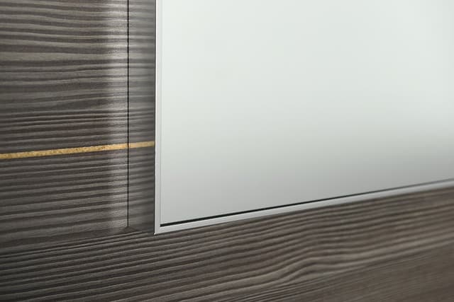 Lustro AROWANA w ramie aluminiowej, 1200x600mm, chromowane