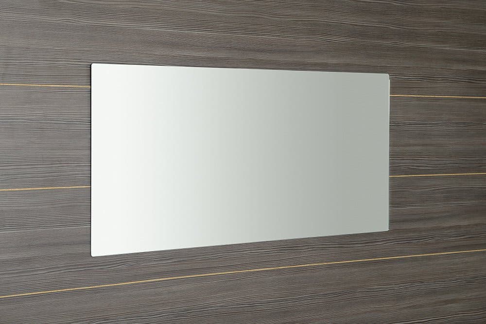 PLAIN lustro prostokątne 120x60 cm, zaokrąglone rogi, bez mocowań