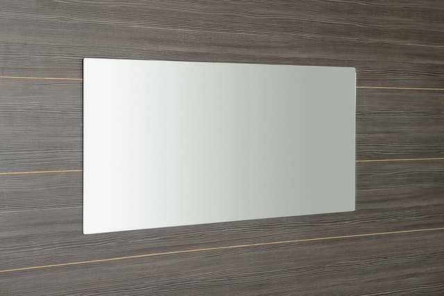 PLAIN lustro prostokątne 120x60 cm, zaokrąglone rogi, bez mocowań