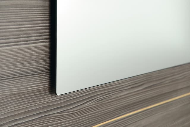PLAIN lustro prostokątne 120x60 cm, zaokrąglone rogi, bez mocowań