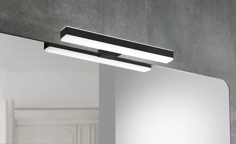 VERONICA 2 LED oświetlenie ścienne, 8 W, czarne (300x25x83 mm)