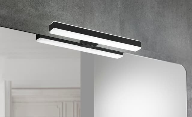 VERONICA 2 LED oświetlenie ścienne, 8 W, czarne (300x25x83 mm)