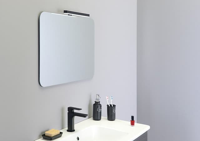VERONICA 2 LED oświetlenie ścienne, 8 W, czarne (300x25x83 mm)