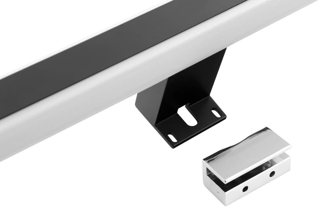 VERONICA 2 LED oświetlenie ścienne, 8 W, czarne (300x25x83 mm)