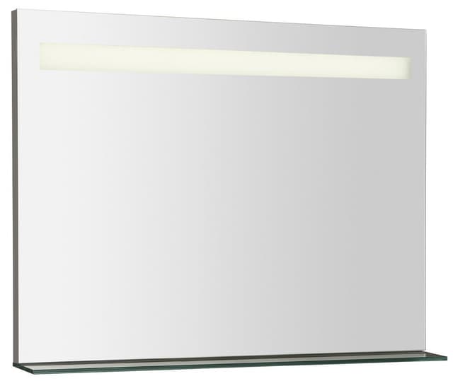 Lustro BRETO prostokątne z oświetleniem LED i półką 800x608 mm