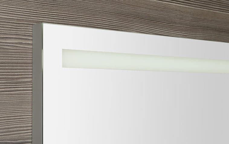 Lustro BRETO prostokątne z oświetleniem LED i półką 800x608 mm