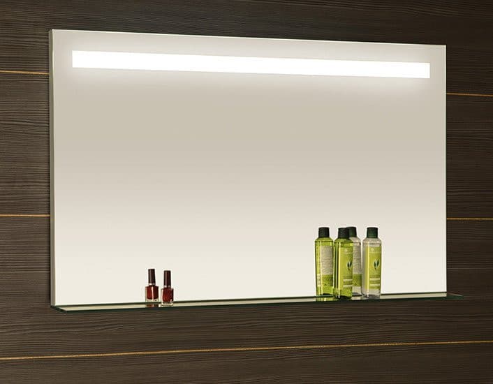 Lustro BRETO z oświetleniem LED i półką 100x60,8 cm