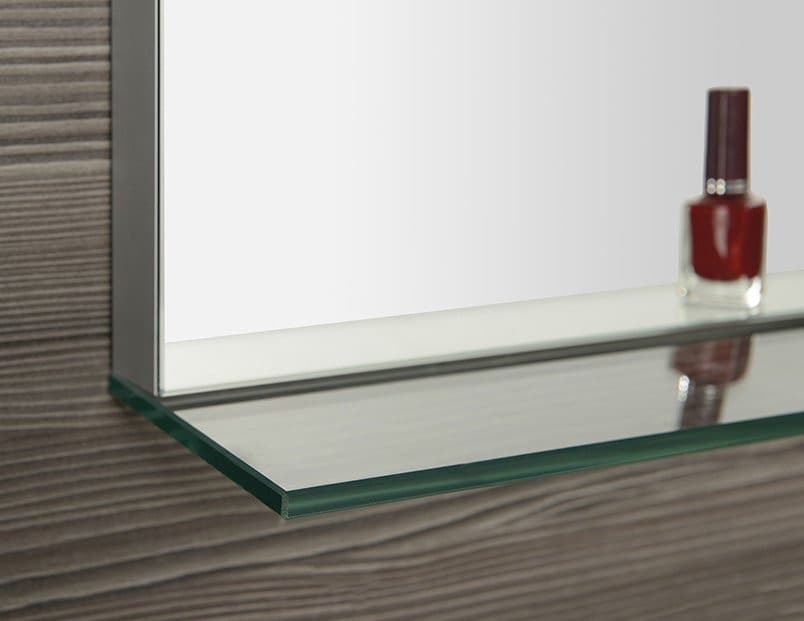 Lustro BRETO z oświetleniem LED i półką 100x60,8 cm
