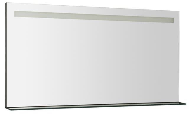 Lustro BRETO prostokątne z oświetleniem LED i półką 120x60,8 cm