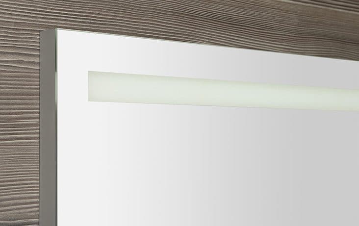 Lustro BRETO prostokątne z oświetleniem LED i półką 120x60,8 cm