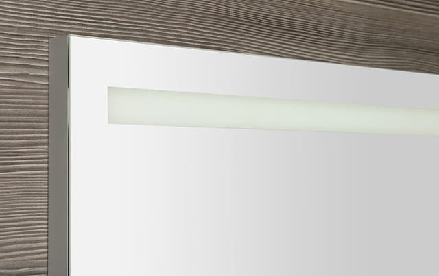 Lustro BRETO prostokątne z oświetleniem LED i półką 120x60,8 cm