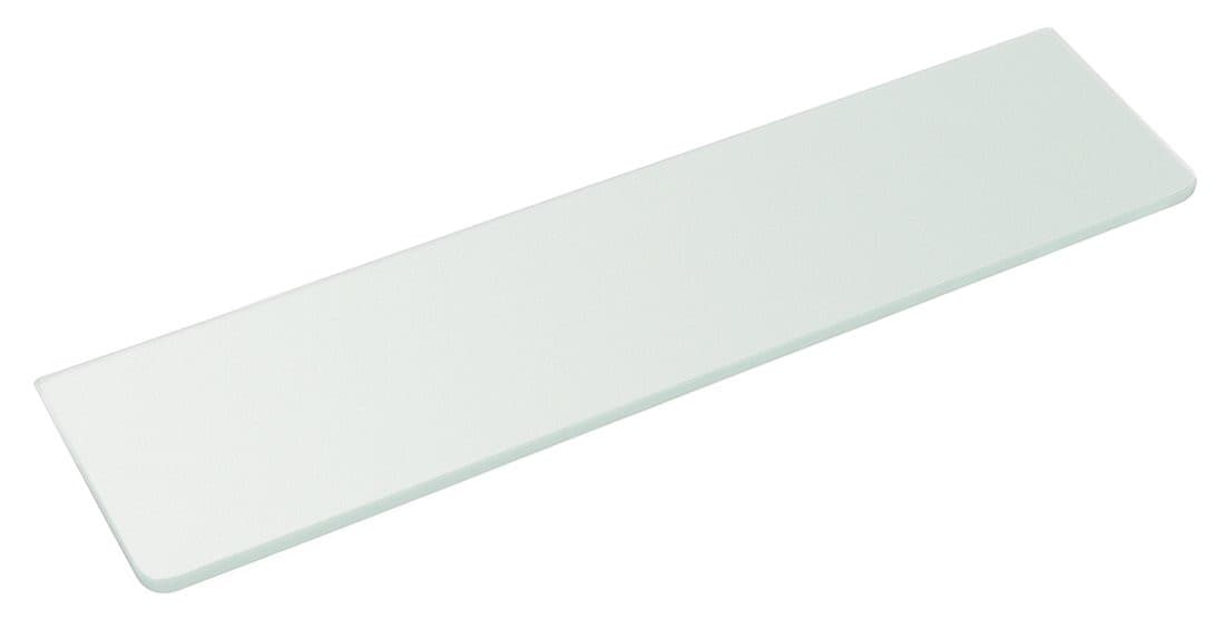 Półka szklana mleczna 500x100x8mm
