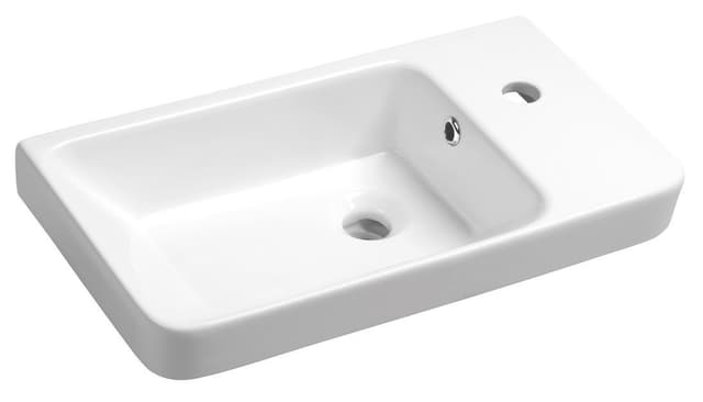 LUXA umywalka ceramiczna prostokątna 55x30 cm, biały