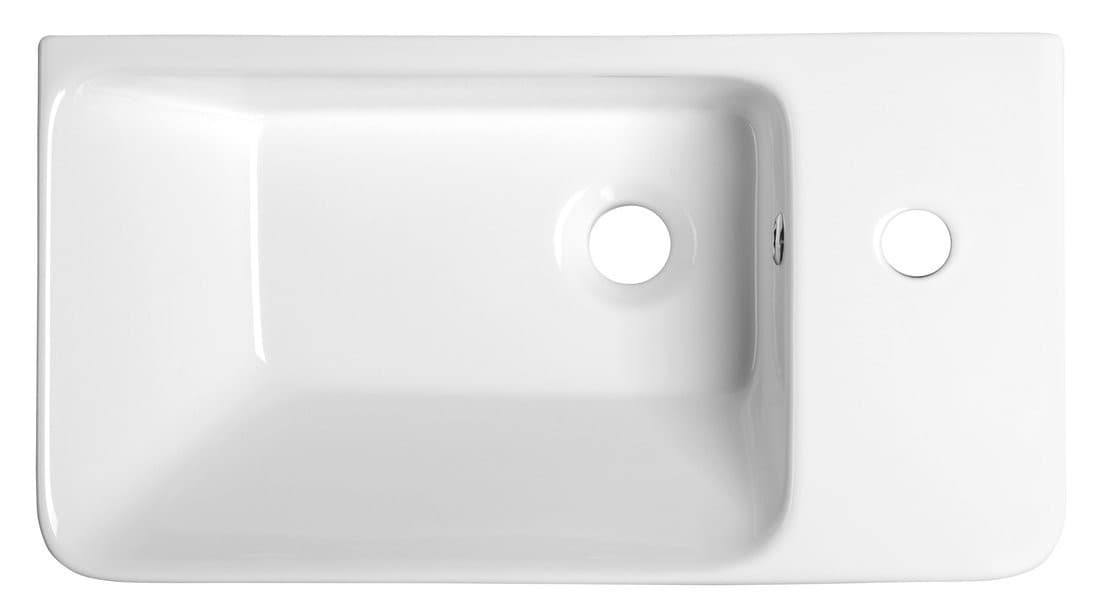 LUXA umywalka ceramiczna prostokątna 55x30 cm, biały