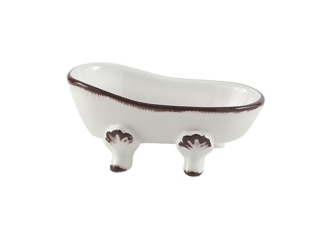 Mydelniczka AMELIE do postawienia, ceramiczna w kształcie retro