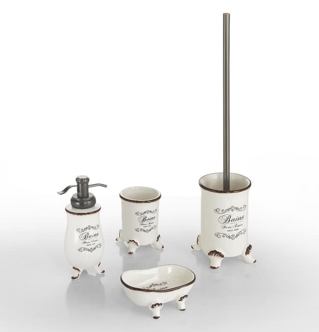 AMELIE dozownik do mydła ceramiczny, 230ml, do postawienia